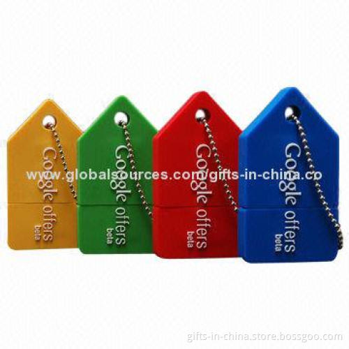 PVC USB Flash Disks, Complies with USB1.1 and 2.0 Interface, OEM/ODM Orders Welcomed